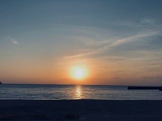 【周南】片添ヶ浜の朝陽