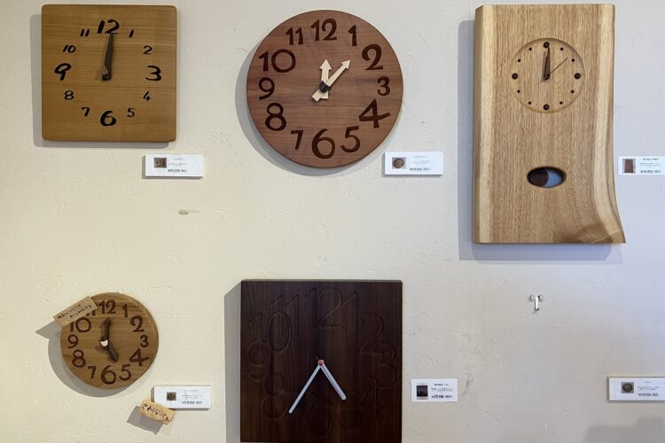 【下関】木製時計